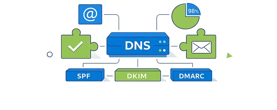 DNS záznamy pro lepší doručitelnost