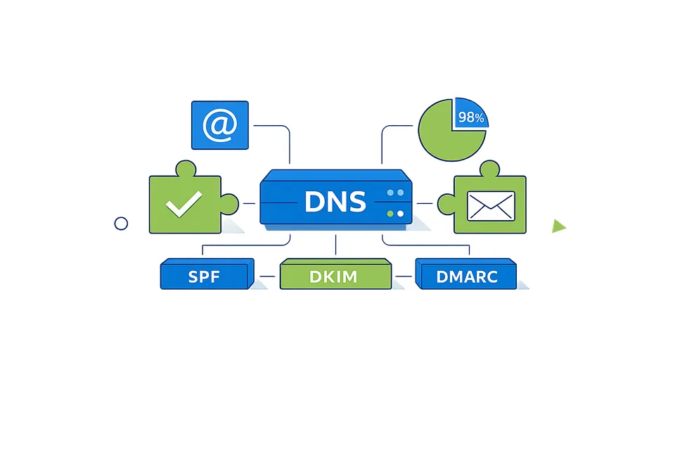 DNS záznamy pro lepší doručitelnost