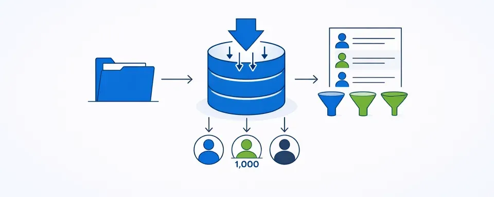 Hromadný import adres krok za krokem