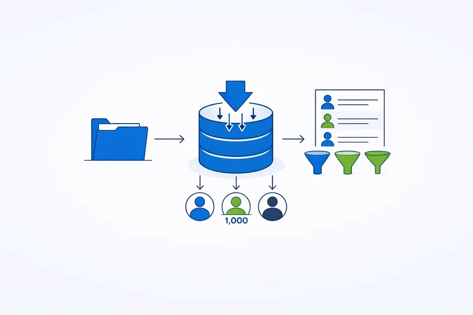 Hromadný import adres krok za krokem