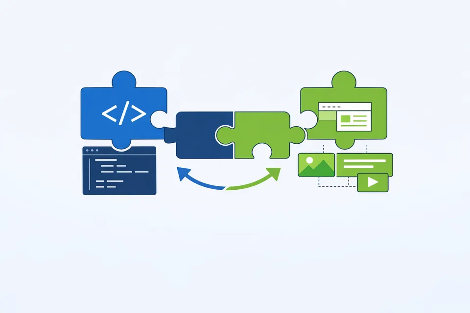HTML v Drag & Drop editoru