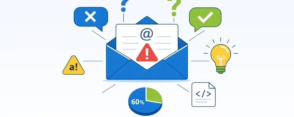 Jaké jsou nejčastější chyby v psaní emailů