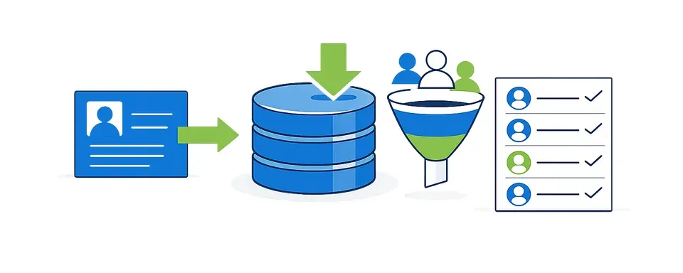 Tvorba a import odběratele do seznamu